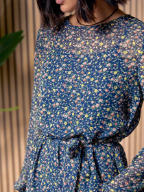 Платье миди ISSA Plus модель 14517_мультиколор Фото