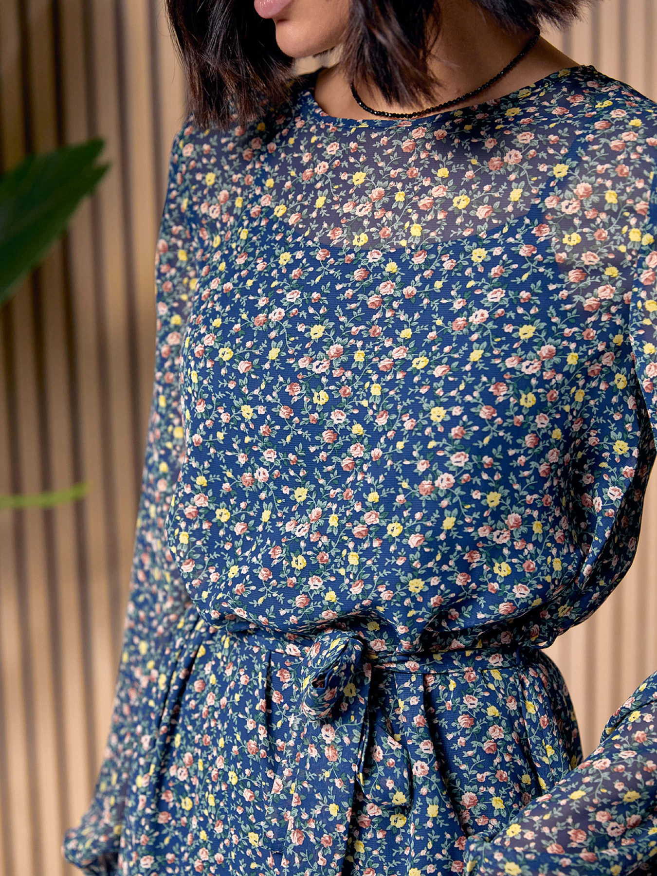 Платье миди ISSA Plus модель 14517_мультиколор Фото