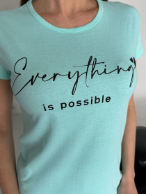 Футболка ISSA Plus модель WN20-593_мятный Фото