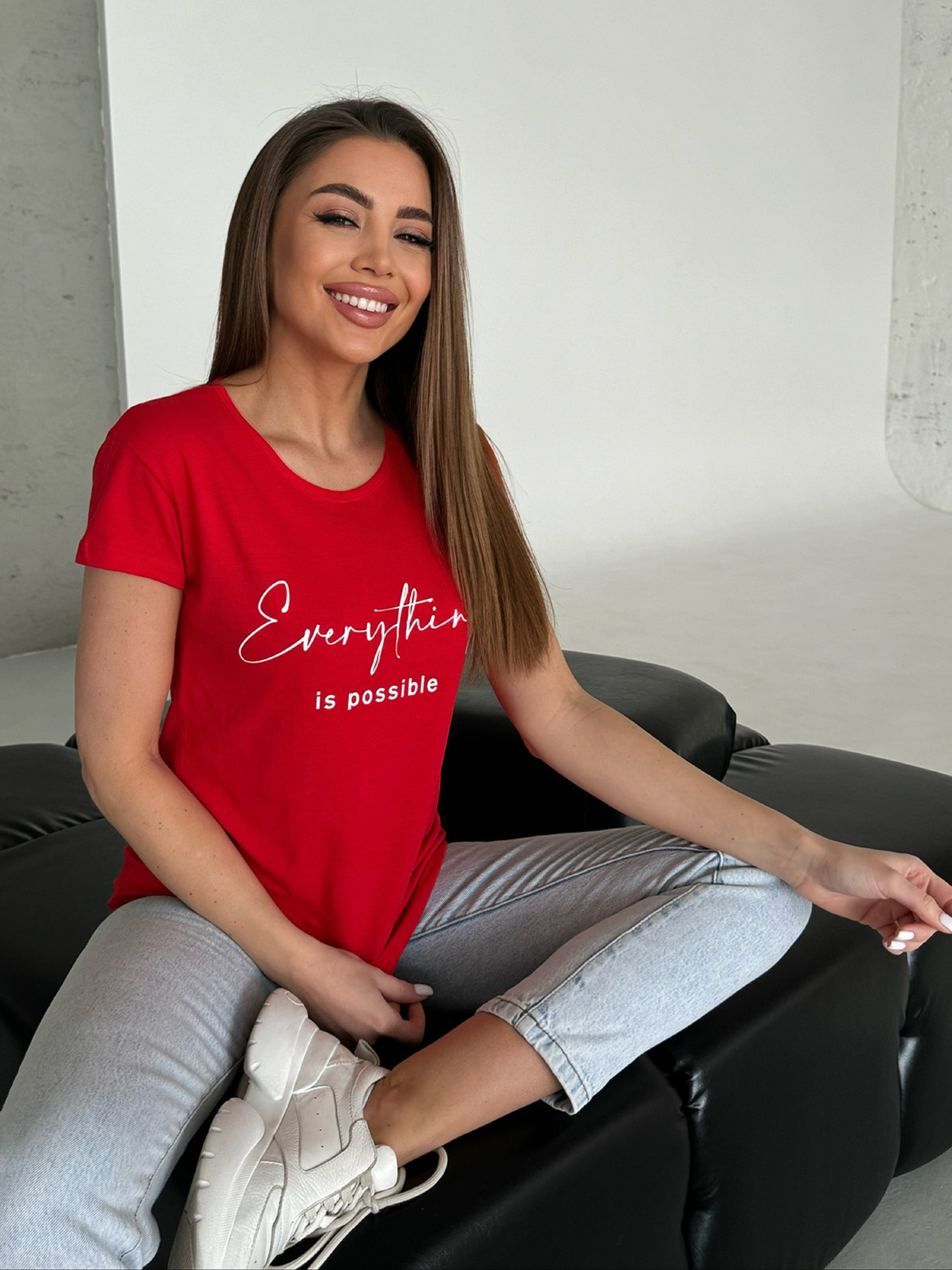 Футболка ISSA Plus модель WN20-593_красный Фото