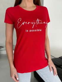 Футболка ISSA Plus модель WN20-593_красный Фото