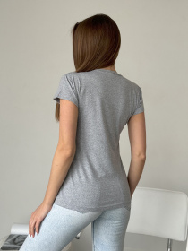 Футболка ISSA Plus модель WN20-595_серый Фото
