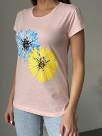 Футболка ISSA Plus модель WN20-595_розовый Фото