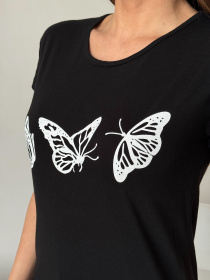 Футболка ISSA Plus модель WN20-596_черный Фото