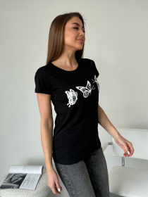 Футболка ISSA Plus модель WN20-596_черный Фото