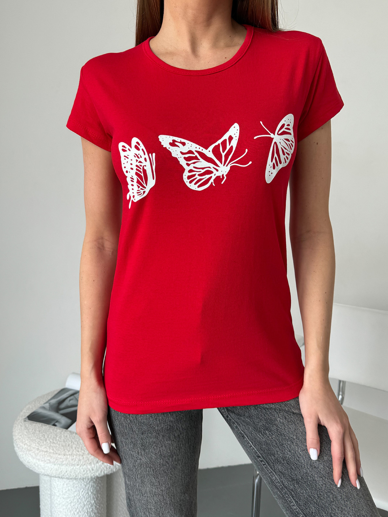 Футболка ISSA Plus модель WN20-596_красный Фото