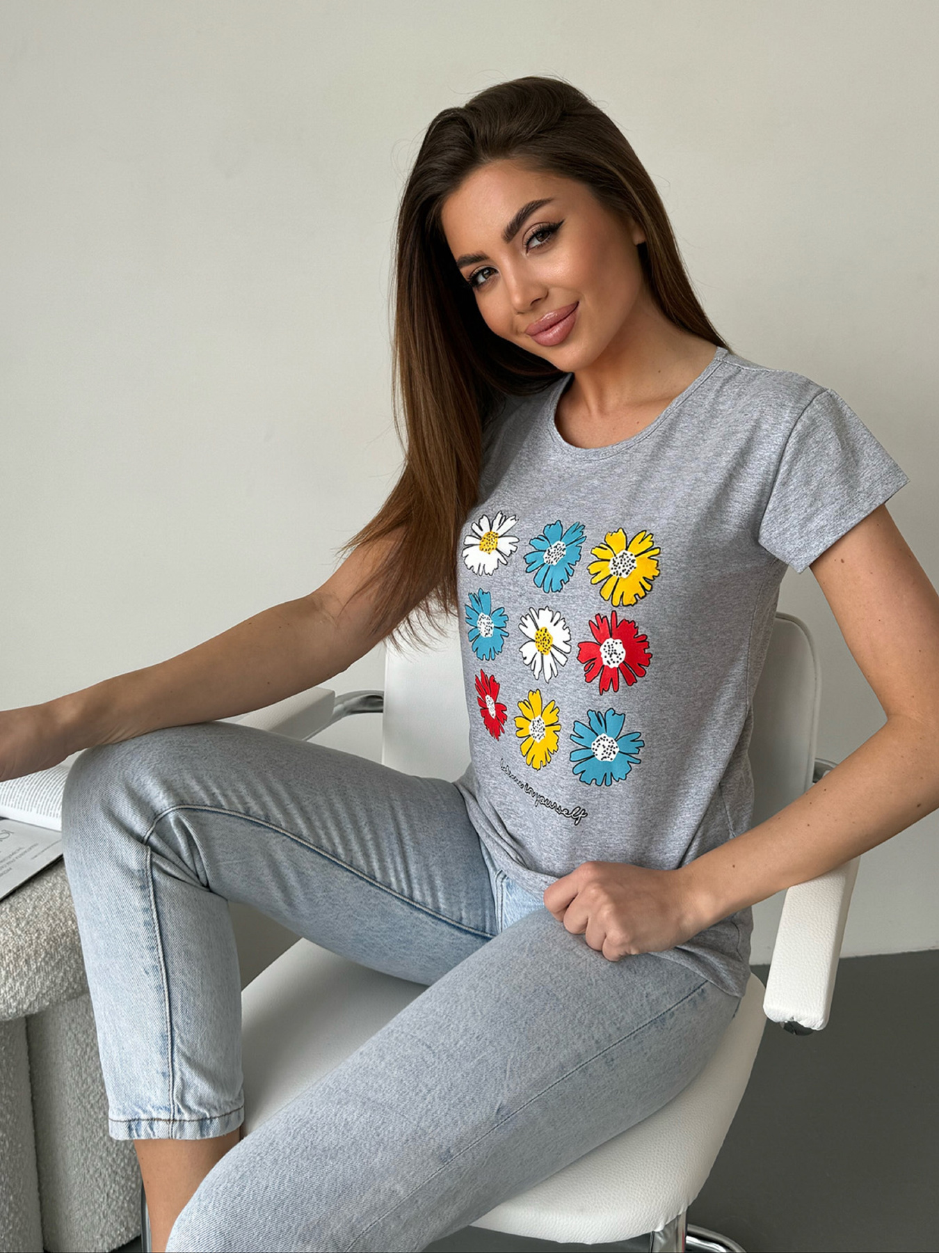 Футболка ISSA Plus модель WN20-597_серый Фото