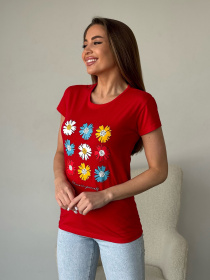 Футболка ISSA Plus модель WN20-597_красный Фото