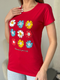 Футболка ISSA Plus модель WN20-597_красный Фото