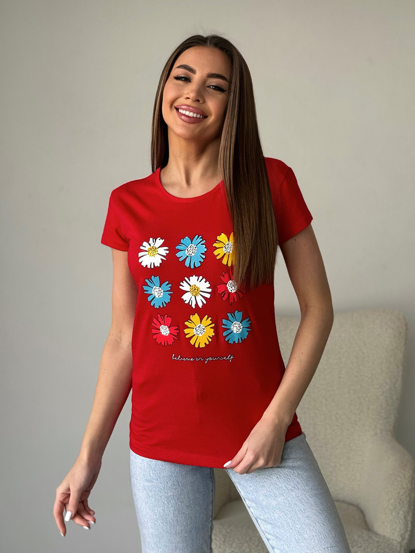 Футболка ISSA Plus модель WN20-597_красный Фото