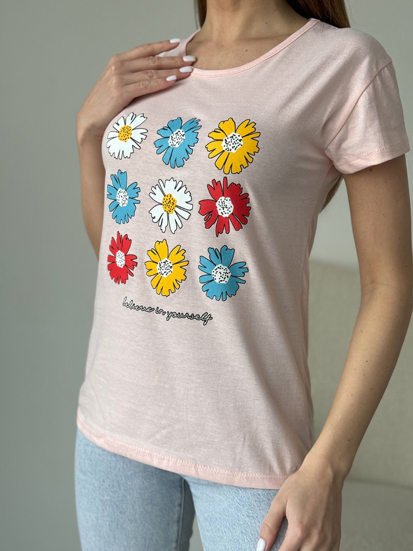 Футболка ISSA Plus модель WN20-597_розовый Фото