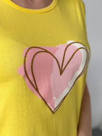 Футболка ISSA Plus модель WN20-598_желтый Фото