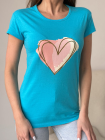 Футболка ISSA Plus модель WN20-598_голубой Фото