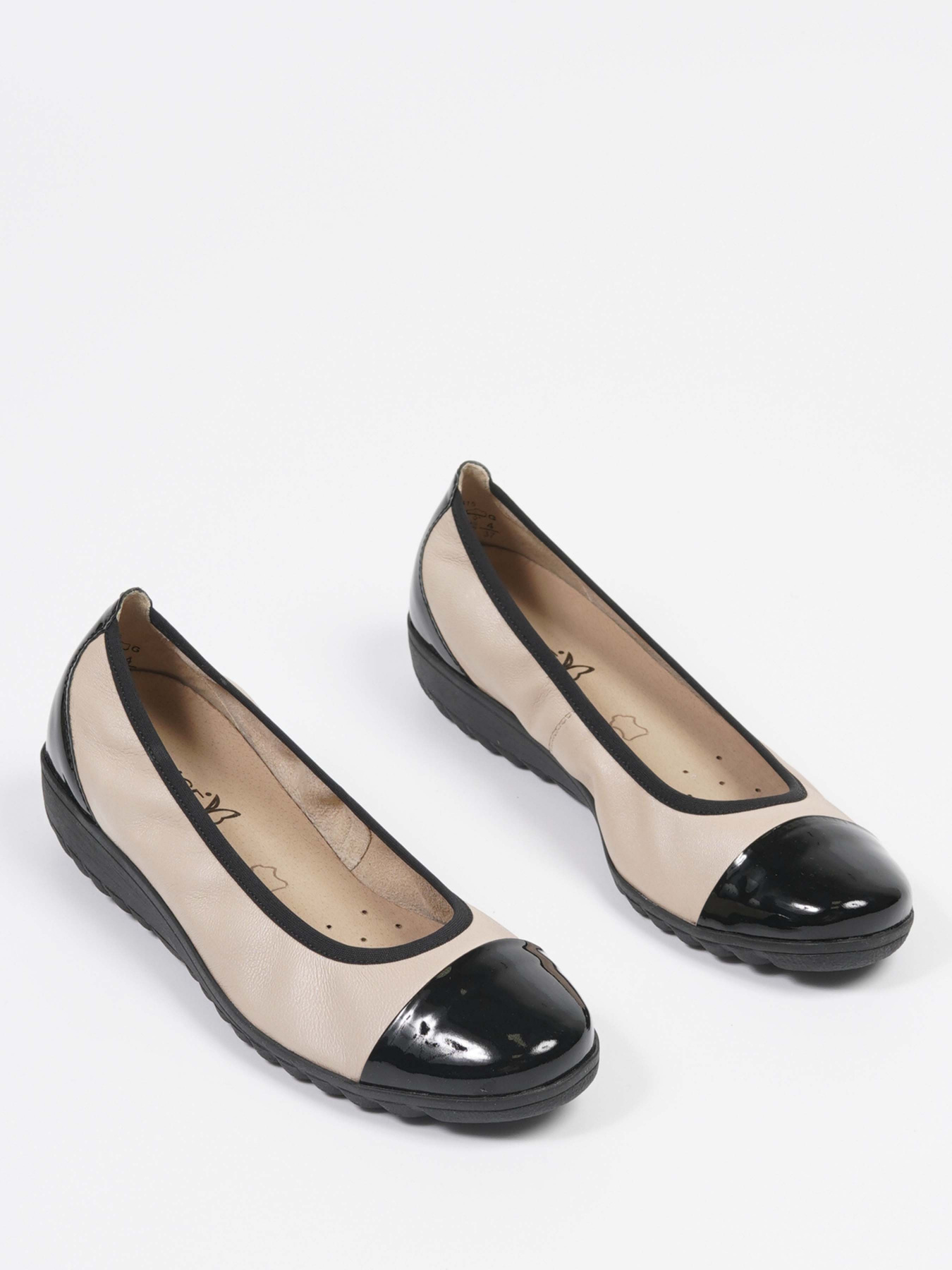 Балетки Respect модель 9-9-22103-26_415_BEIGE_BLACK Фото