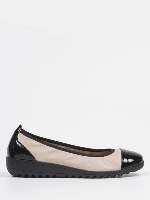Балетки Respect модель 9-9-22103-26_415_BEIGE_BLACK Фото