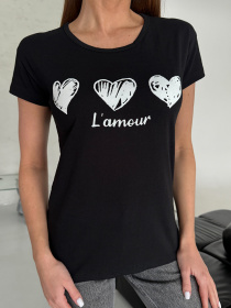 Футболка ISSA Plus модель WN20-599_черный Фото