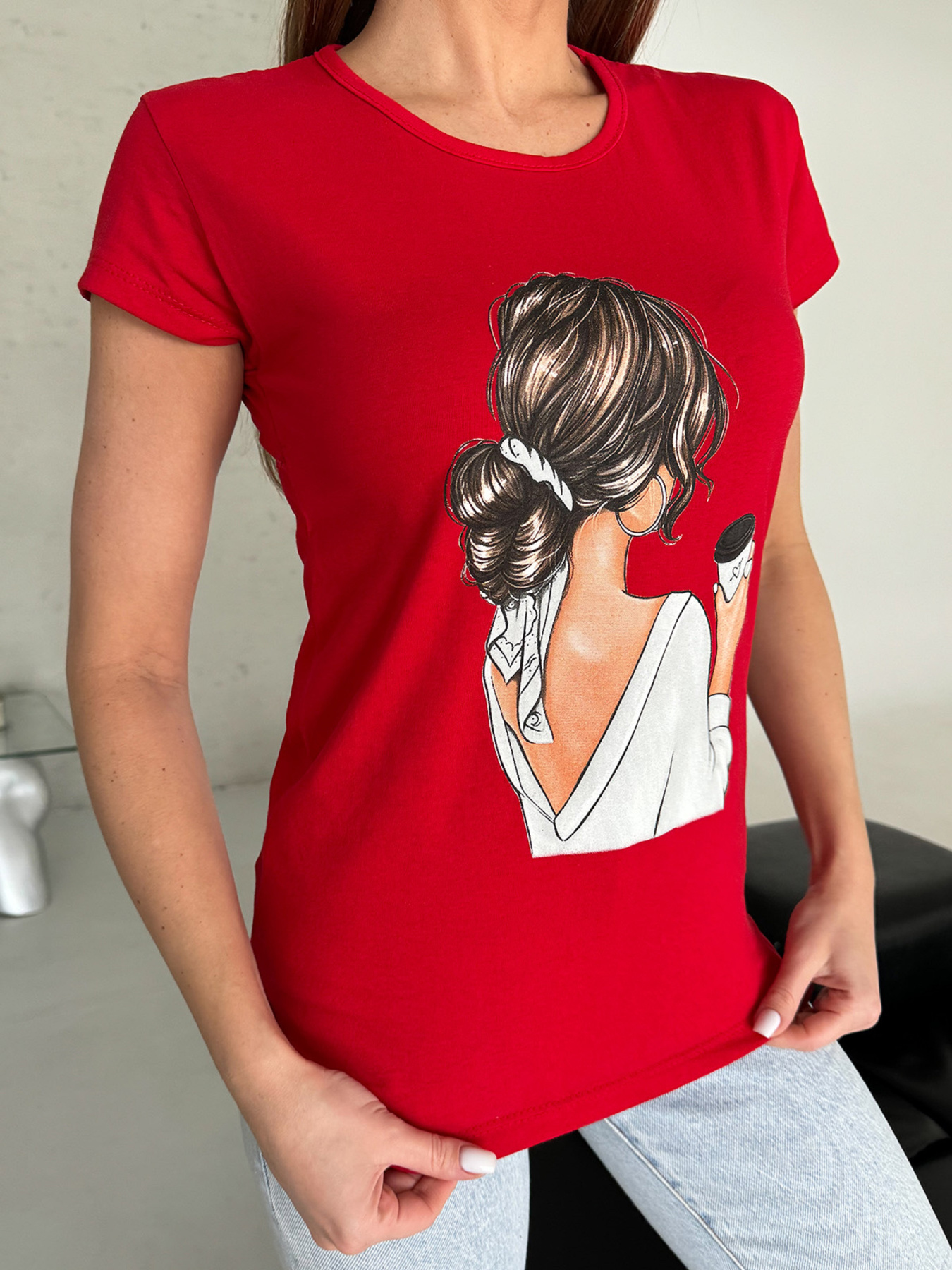 Футболка ISSA Plus модель WN20-600_красный Футболка ISSA Plus модель WN20-600_красный Фото