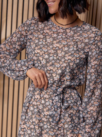 Платье миди ISSA Plus модель 14519_мультиколор Фото