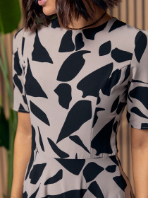 Сукня максі ISSA Plus модель 14540_коричневый Фото