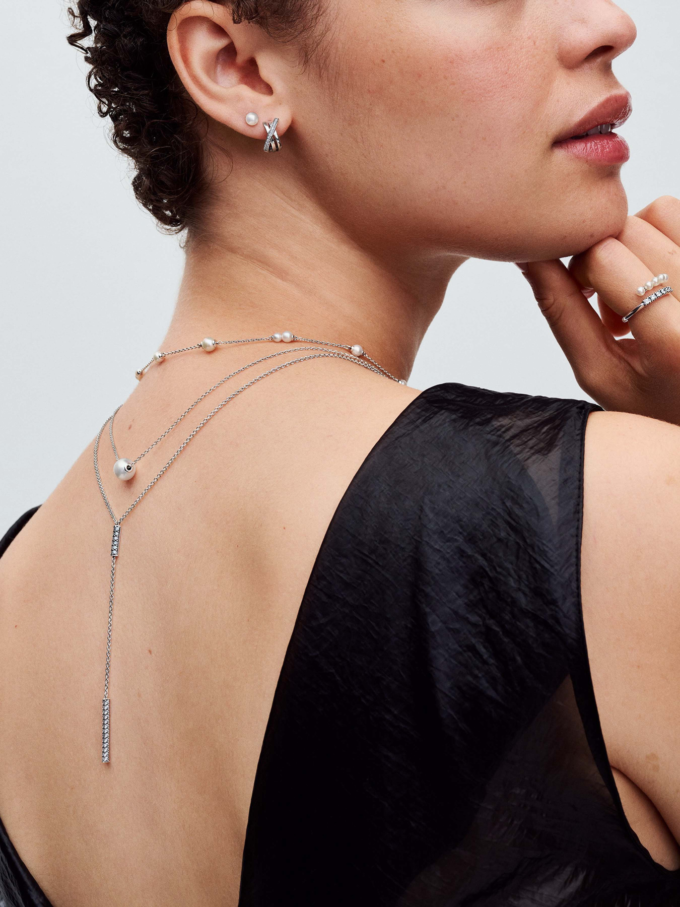 Колье PANDORA модель 393167C01 Колье PANDORA модель 393167C01 Фото