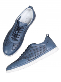 Кеди низькі Respect модель 9599-7636_BLUE Фото