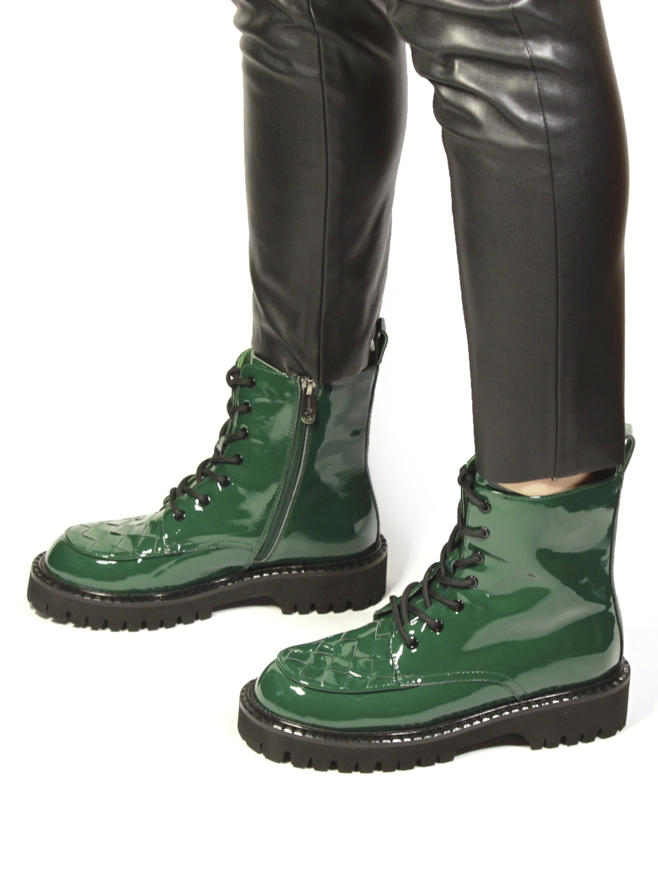 Ботинки It-girl модель Копія_2088-65-A292-green Фото