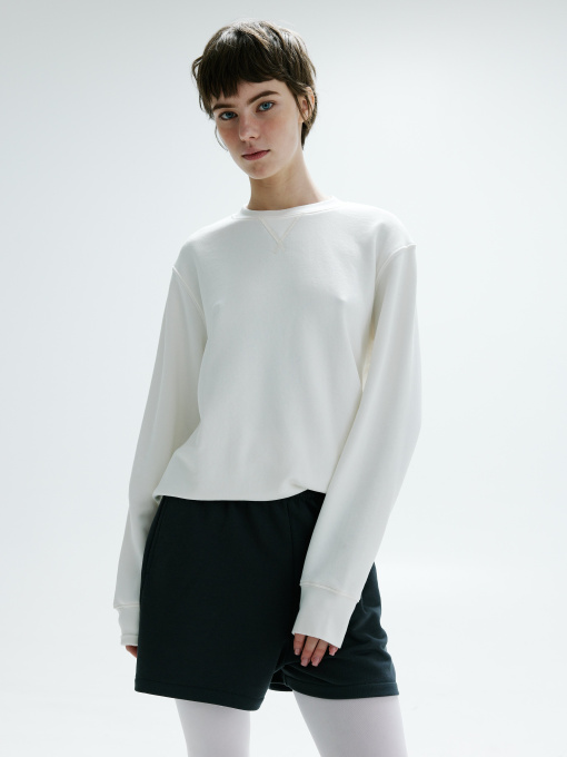 Свитшот Роза модель 231024_milk Фото