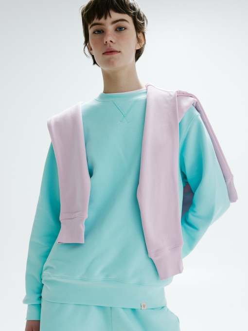 Свитшот Роза модель 231024_turquoise Фото