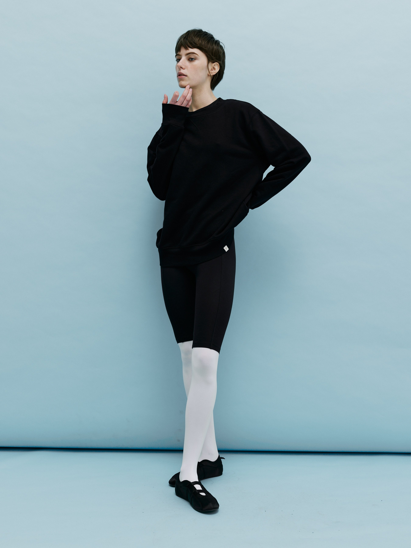 Свитшот Роза модель 231024_black Фото