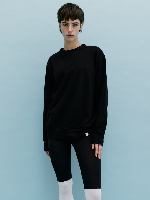 Світшот Роза Модель 231024_black Фото