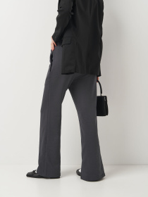 Штани палаццо Роза модель 231204_dark_grey Фото