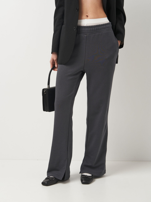 Брюки палаццо Роза модель 231204_dark_grey Фото