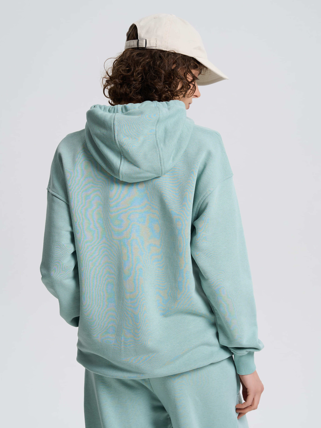 Худи и свитшоты Роза модель 231110_turquoise Фото