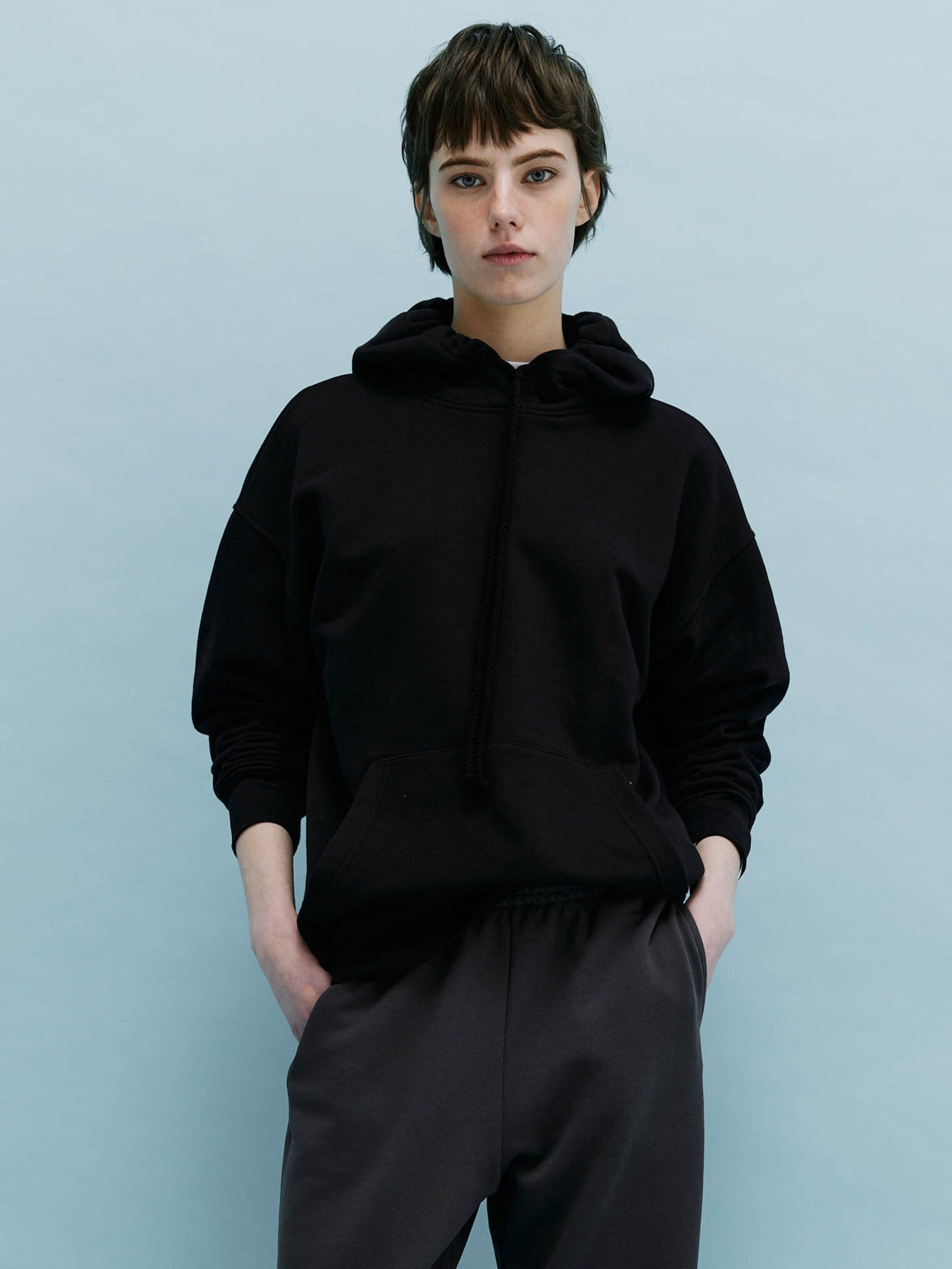 Худи Роза модель 231110_black Фото