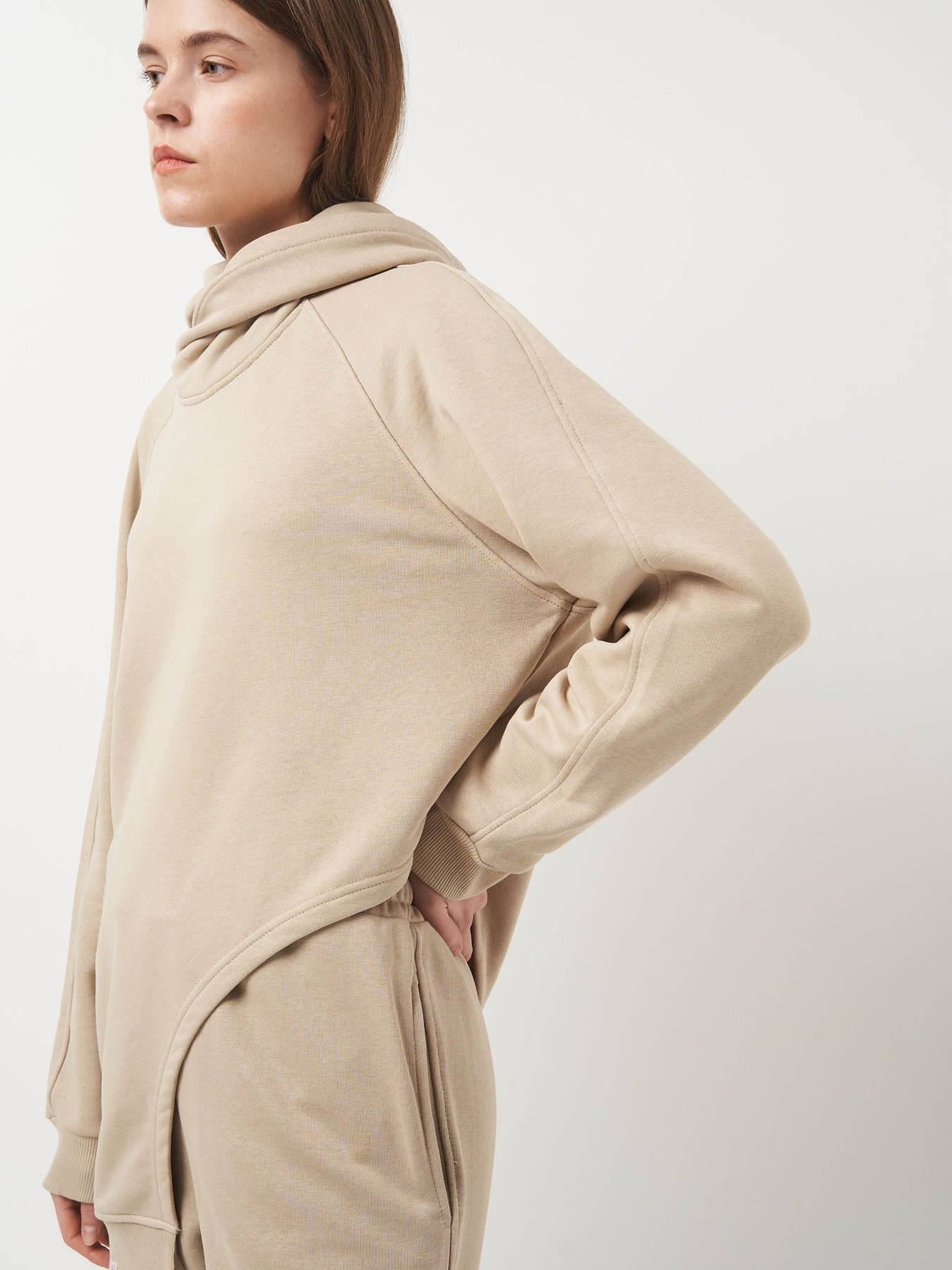 Худи Роза модель 231203_beige Фото