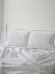 Комплект постельного белья с вышивкой LEVAN HOME модель 0012 Фото