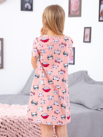 Нічна сорочка Носи своє модель 6019-002-33-1-kotiki-persik Фото