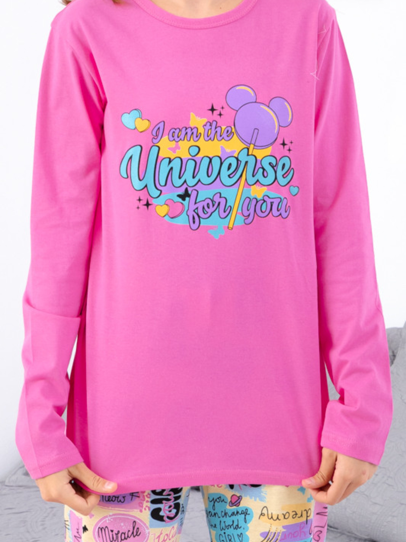 Піжама Носи своє модель 6347-002-33-2-universe-temno-rozhevij Піжама Носи своє модель 6347-002-33-2-universe-temno-rozhevij Фото