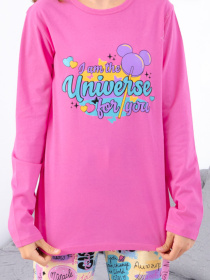 Піжама Носи своє модель 6347-002-33-2-universe-temno-rozhevij Піжама Носи своє модель 6347-002-33-2-universe-temno-rozhevij Фото