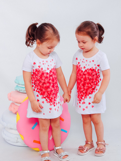 Платье-футболка Носи своє модель 6054-036-33-serdechka Фото