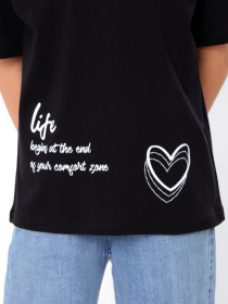 Футболка Носи своє модель 6414-001-33-2-chornij Фото