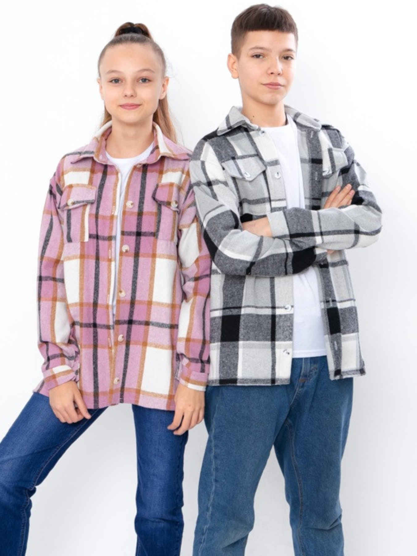 Рубашка повседневная Носи своє модель 6417-114-kltinka-temno-rozhevij Фото