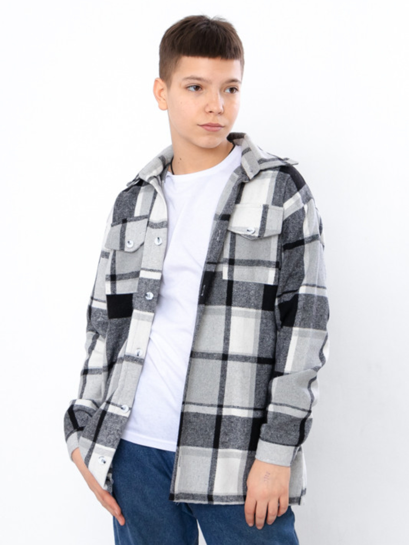 Сорочка повсякденна Носи своє модель 6417-114-kltinka-chornij Фото