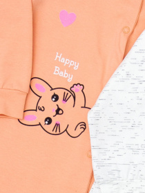 Нательный комбинезон Носи своє модель 5058-5-persik-zajka Фото