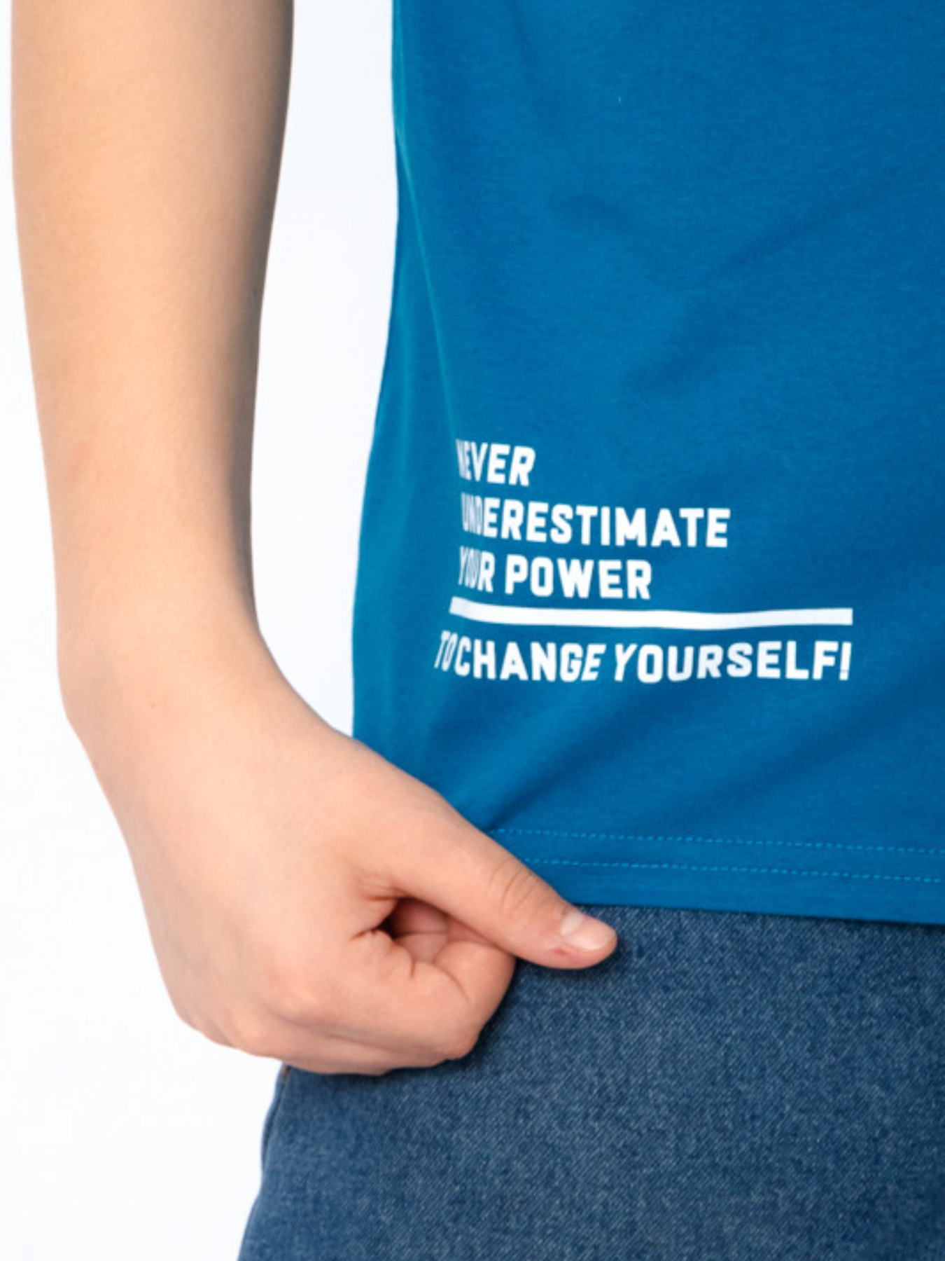 Футболка Носи своє модель 6414-001-33-1-temno-bryuzovij Фото