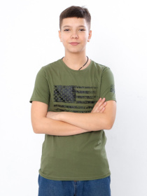 Футболка Носи своє модель 6021-4-2-temno-fstashkovij Фото