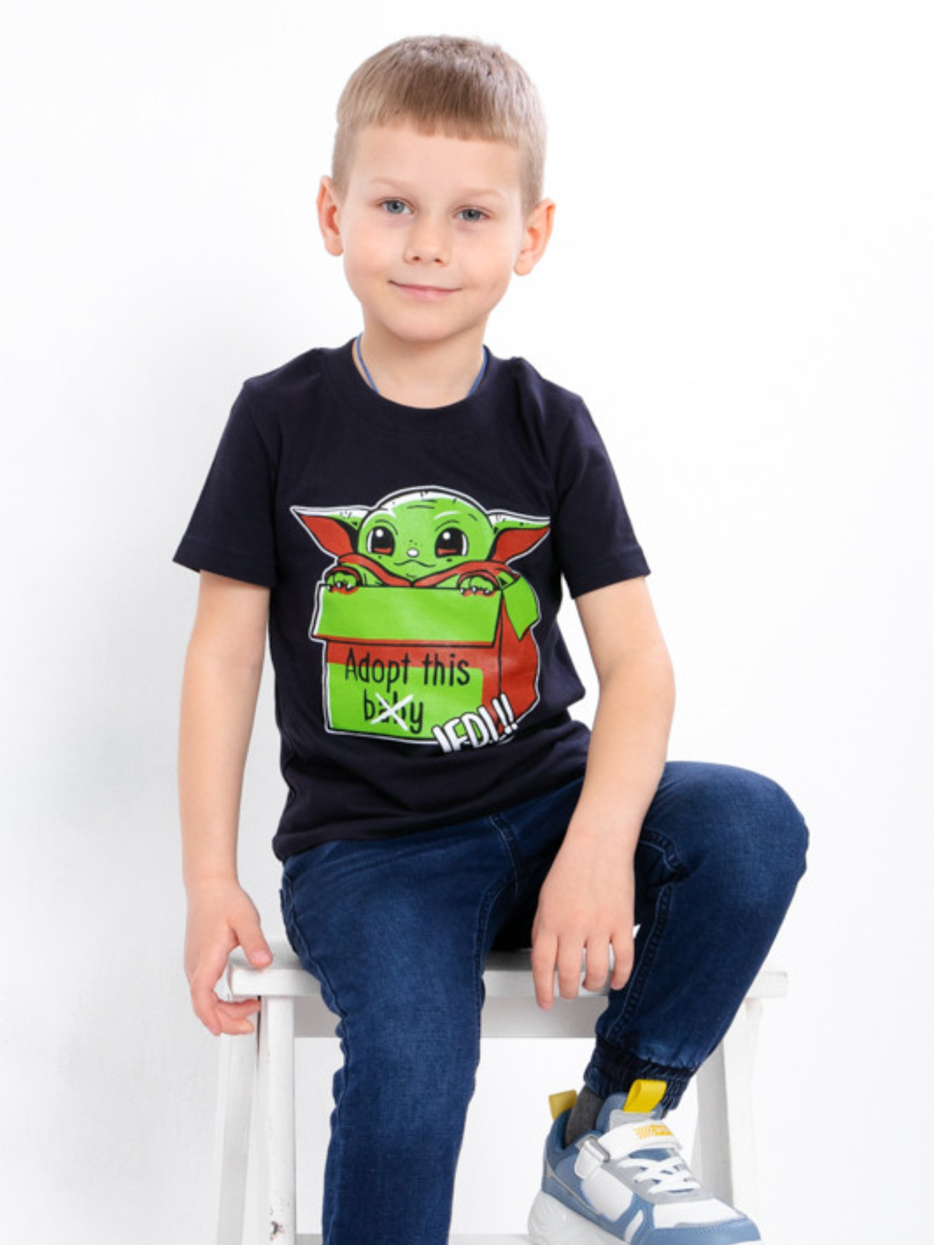 Футболка Носи своє модель 6021-3-chornilxno-sinj-jedi Фото