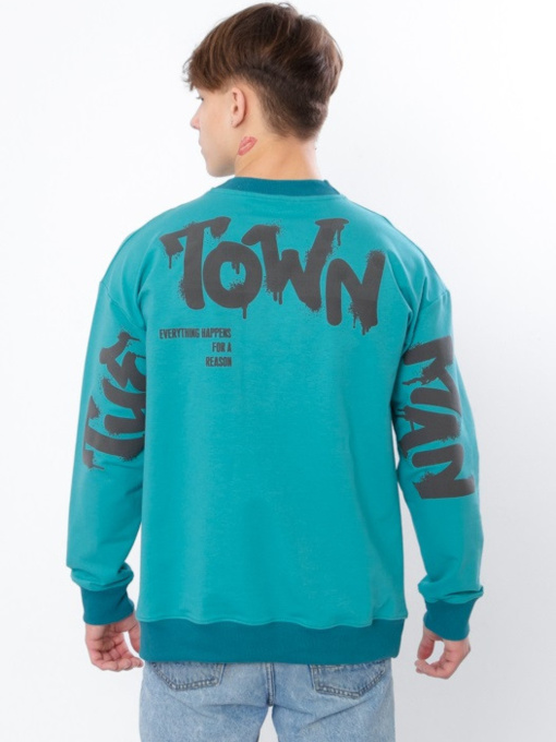 Світшот Носи своє Модель 3364-057-33-bryuzovij-nefrit Фото