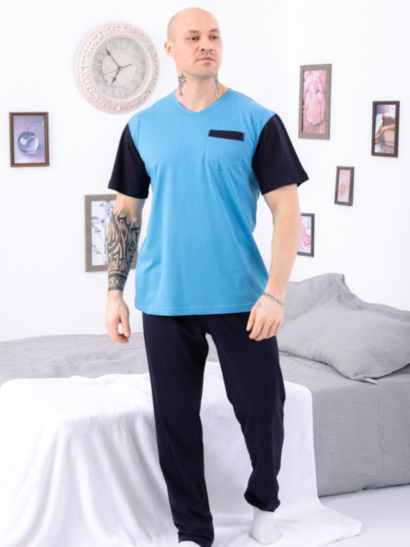 Пижама Носи своє модель 8094-001-goluba-blakitx Фото