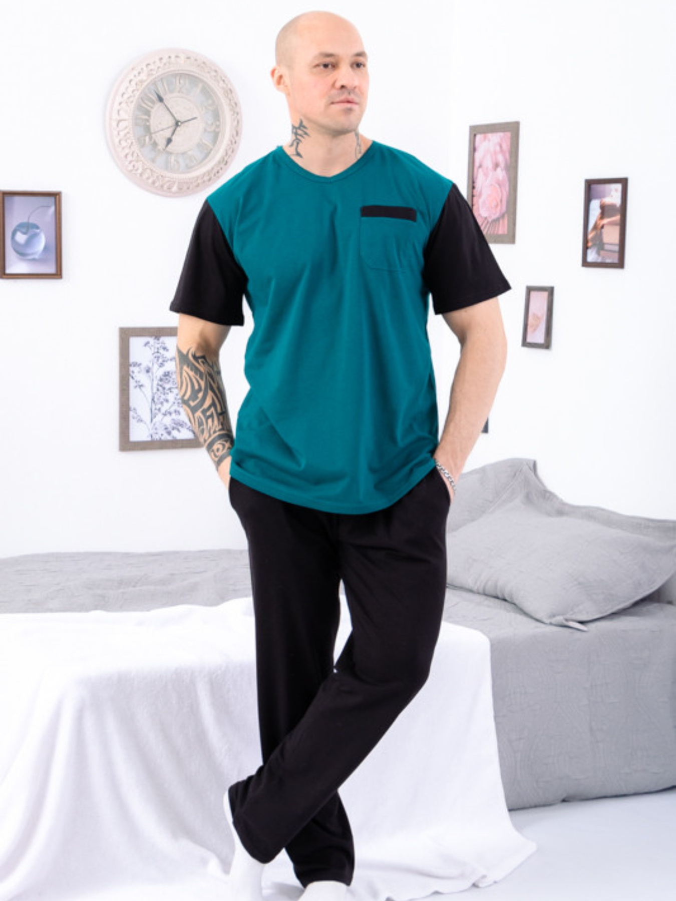 Пижама Носи своє модель 8094-001-smaragdovij Фото